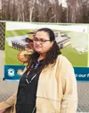 Lisa Wade, Director of Health and Social Services at Chickaloon Village Traditional Council, prepares for groundbreaking for the new tribal health services building. GREG GUSSE/For the Fronti