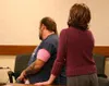 Eugene Gordon Jr. was arraigned Wednesday in Palmer Superior
Court; he is charged with the murder of his friend, Jesus "Jesse"
Manglona, who he reportedly discovered in bed with his former
gi