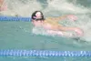MATT TUNSETH/Frontiersman Wasilla’s Christian Long cuts through
the Soldotna High School pool during a leg of the Soldotna
Pentathlon on Friday. Long finished fourth in the boys’
standings.