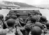 US Troops in an LCVP landing craft approaching "Omaha" Beach on "D-Day", 6 June 1944. Wiki Commons