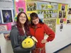 Camille Folger and Linda Jo Klapperich stand together at PJMS. Jacob Mann/Frontiersman