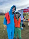 Last month, Palmer High School students Teigan Copp and Oskar Duncan, seen here, hosted a "Trick or Trot" fun run fundraiser as part of the their IB Creativity, Activity, and Service Project.