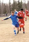 Wasilla senior striker Angelo Ebenal, who was forced to leave
the contest twice due to minor injuries, led the Warriors to a 2-2
tie against the Soldotna Stars at Wasilla High School on Thurs