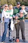 Courtesy photo Colony head coach Brian McIntosh with wife,
Stacey, and their two small children.