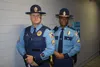 Sergeant Brent Johnson (left) and Sergeant Freddie Wells (right) both earned the rank of lieutenant recently. Jacob Mann/Frontiersman