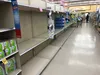 There are empty shelves at grocery stores across Southcentral Alaska. Courtesy photo