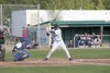Mat-Su Miners infielder Stephen Branca stands in at the plate
during a game against the Anchorage Glacier Pilots recently. Branca
is currently leading the Miners in several offensive categori
