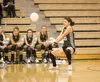 Colony junior Brittney Anderson gets the dig during the Knight's
win over Lathrop last week. (Robert DeBerry/Frontiersman)
