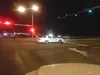 Cellphone photo shows the scene of a collision among three vehicles at the intersection of Seward Meridian Parkway and Palmer-Wasilla Highway moments after the pictured patrol car was disable