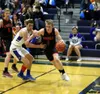 Wasilla's Luke Devine drives the baseline during a 50-34 win over Palmer Tuesday at Palmer High School. Courtesy of Bruce Eggleston/matsusports.net