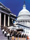 The U.S. Army Field Band poses on the steps of the capitol. The
band will be playing at Colony High School on Oct. 9. Photos
courtesy U.S. Army Field Band