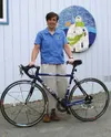 Margaret Volz is a pediatric nurse practitioner at The
Children's Place, but she's gearing up for a two-month ride across
America as part of the Five Points of Life Ride. The ride begins on
A