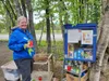 Ginger Bear shows a community drop box at Family Promise Mat-Su's main office near Wonderland Park. Courtesy photo