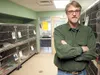 Phil Morgan, chief of the Mat-Su Borough's Animal Care and
Regulation Department, stands inside the cattery at the borough
animal facility. Morgan encourages the public to view the shelter
as