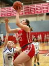 Wasilla's Layla Hays goes to the basket during a win over Kodiak. Bruce Eggleston/matsusports.net