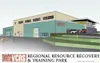 An architectural rendering of what the new Valley Community for
Recycling Solutions center will look like.