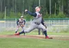 Alaska Road Warrior Tyler Boensch fires off a pitch during a Saturday game against the Post 300 team from Napoleon, Ohio, at the Todd Ryan Memorial Tournament in Wasilla. Napoleon won the gam