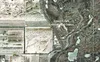 Mat-Su Borough Mayor Larry DeVilbiss would like to set aside land adjacent to the Goose Creek Correctional Center for a future town site. Courtesy Google Maps