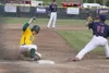 Mat-Su Miners outfielder Dayne Wunderlich beats the throw to third base to post a triple during Mat-Su's 6-3 win over the Chugiak Chinooks in the team's season opener Sunday in Chugiak. Jerem