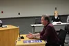 Dr. James Martin spoke at the Wasilla City Council meeting Monday. Tim Rockey/Frontiersman