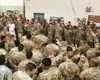 Sgt. Maj. of the Army Dan Dailey answers questions from the 17th Combat Sustainment Support Battalion, U.S. Army Alaska Soldiers at Fort Wainwright on 22 Sept. Daniel Nelson