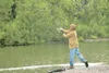 Bob Aguirre casts his line from the banks of the Little Susitna River in this file photo. Frontiersman file photo