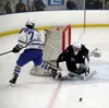 Colony goalie Liam VanBuskirk made 56 saves during an overtime win over Palmer. Bruce Eggleston/matsusports.net