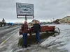 Ron Richards stands out Silvertip Design and Gifts with Kyle VanTassel. Jacob Mann/Frontiersman