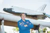 Wasilla Middle School teacher Mary 'Penny' Groth poses for a photo on Day 1 of the Honeywell Educators at Space Academy program at the U.S. Space and Rocket Center in Huntsville, Alabama on T