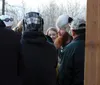 A group leader instructs about 20 volunteers on the particulars of their duties before departing to areas where missing Palmer teen David Grunwald might be found Saturday morning in Palmer. (