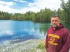 Water from the Matanuska River began ponding behind Amir Lena’s home and business at Mile 14, Old Glenn Highway Saturday night. Lena said he planned to ignore the Mat-Su Borough’s call to eva