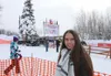 Elena Esink, an exchange student from the Netherlands, visited the Iditarod Restart in Willow March 3. Couresy photo