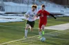 Noah Krozel races down the sideline during a 4-1 win over East Anchorage March 23, 2017, at Colony High. Jeremiah Bartz/Frontiersman