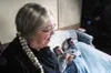 "Get up, get out of bed," demands Grandma Kurnitz (Patty Taylor)
in Valley Performing Arts' current production of "Lost In Yonkers."
Photo courtesy of Robert Baker/North Star Multimedia. Robe