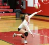 Wasilla senior Frederica Freschi tries to keep play alive during a 3-2 win over rival Colony Thursday at Wasilla High School. Wasilla is the No. 1 seed for a Northern Lights Conference Champi