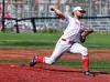 Wasilla's Jacob Hansen delivers a pitch during a win over the Sitka Wolves in the Division I fourth-place game. Courtesy of Bryan Boyett