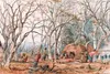 Indian Sugar Camp. Watercolor by Seth Eastman, ca. 1850, Minneapolis Institute of Art