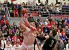 Wasilla senior Aeron Milliron goes to the basket late in a win over Colony in the Northern Lights Conference Championships title game. Milliron and the Warriors open up the 4A state basketbal