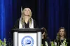 Savannah Anderson speaks to fellow graduates during the Mat-Su Central graduation Friday, May 17, 2024, at the Menard Arena. Jeremiah Bartz/Frontiersman