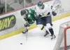 ROBERT DEBERRY/Frontiersman Chase Van Allen skates the puck
behind the net against Alexandria last season. The Anchorage native
is one of two blueliners returning to the Avs.