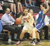 Wasilla guard Kaylyn Kelly tries to move past Palmer's Taylor Ledger during a 43-23 win over the Moose Feb. 25 at Wasilla High School. MatSuSports.net