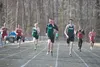 Brandon Schafer keeps his lead as he nears the finish line of the boys 400-meter at the 2013 Last Chance Qualifier May 6 at Wasilla High School. ROBERT DeBERRY/Frontiersman.com