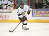 Former Palmer High standout Jared Hanson skates the puck up the ice as a member of the Colorado College Tigers Division I hockey team. Friday, Hanson and the Tigers will be in Anchorage to fa