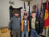 Kevin Cash (left), Dino Beligotti (middle), and Dave Kenison pose for a photo at AMVETS Post 9. Jacob Mann/Frontiersman