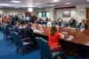 Secretary of Defense Lloyd J. Austin III and Norwegian Defense Minister Bjørn Arild Gram engage in a bilateral exchange at the Pentagon, Washington, D.C., Sept. 16, 2022. (DoD photo by U.S. A