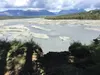 Authorities said a 22-year-old Palmer man died after driving his car off this bluff above the Matanuska River near Gulkana Street in Palmer on Saturday, August 29, 2015. The man's body was re