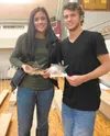 Palmer seniors Taylor Blake, left, and Connor Looney were recently named most valuable player following the Clarke Cochrane Classic basketball tournament in Ketchikan. Blake averaged 29.5 poi