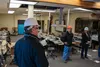 Governor-elect Mike Dunleavy surveys the damage in a Houston Middle School damage Dec. 1, 2018, to survey the damage following the earthquake that struck Southcentral Alaska Nov. 30. Courtesy