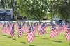 Local first responders gathered to place 343 flags in honor of each firefighter who died that day. Tim Rockey/Frontiersman