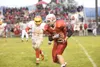 ROBERT DeBERRY/Frontiersman Senior Braydon Kuiper runs after a
catch against West Valley. Kuiper is second on the Warriors in
receptions and yards. Wasilla faces Lathrop on Saturday in
Fairba
